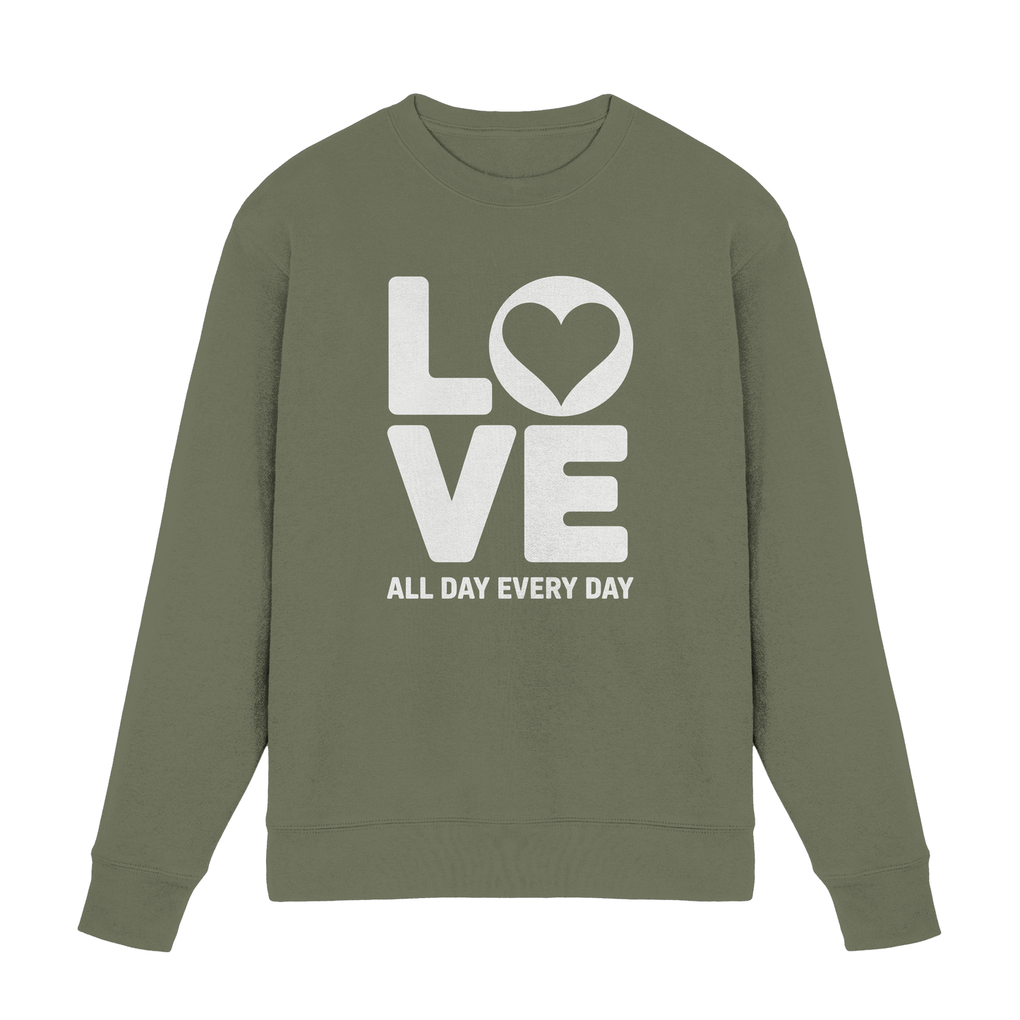 Love All Day Every Day | Love Design - Premium Sweatshirt