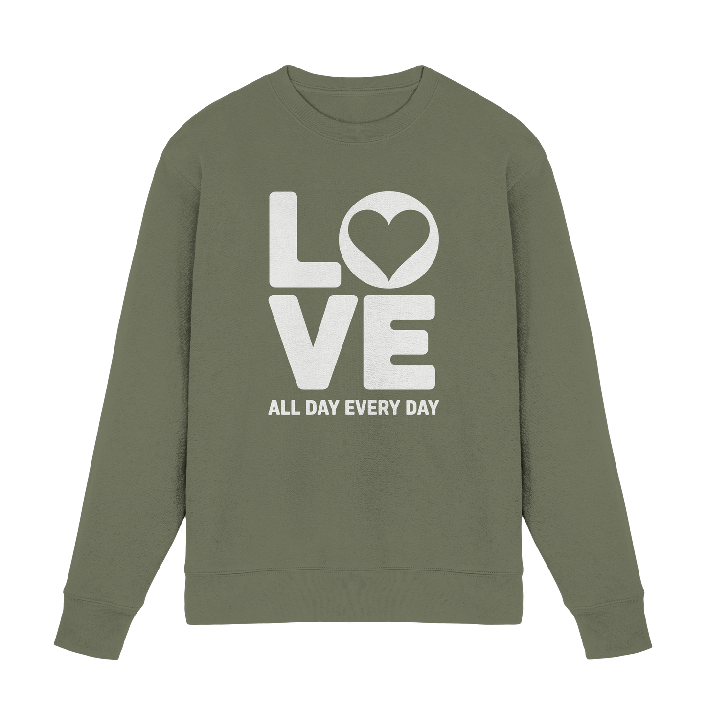 Love All Day Every Day | Love Design - Premium Sweatshirt
