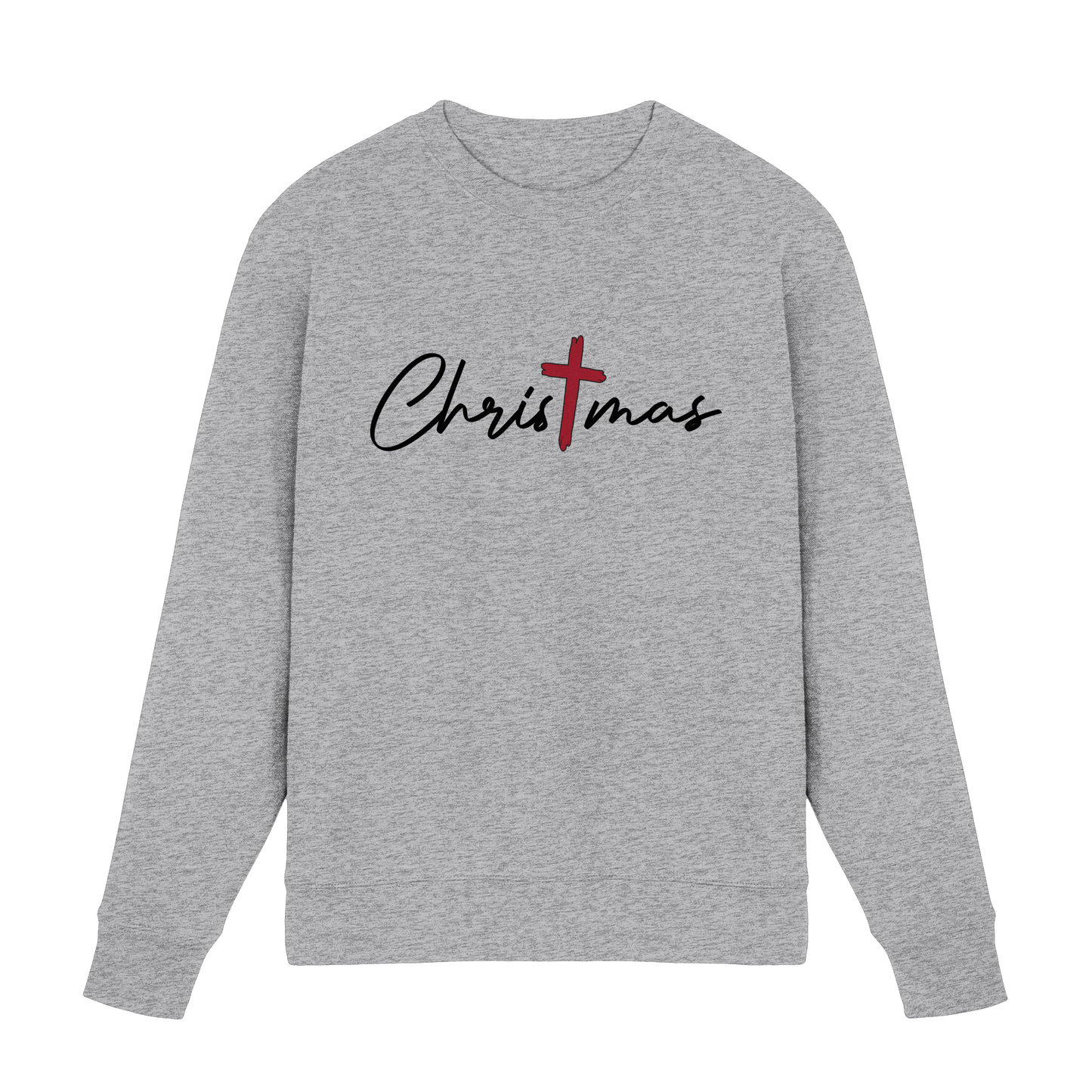 Christmas – das Kreuz im Mittelpunkt von Weihnachten | Christliches Design  - Premium Sweatshirt
