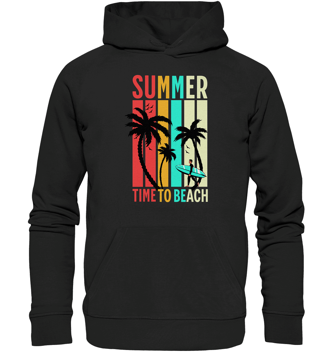 Summer Time to Beach – Sonne, Sand & Lebensfreude - Premium Unisex Hoodie