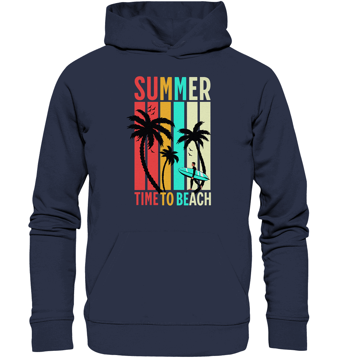 Summer Time to Beach – Sonne, Sand & Lebensfreude - Premium Unisex Hoodie