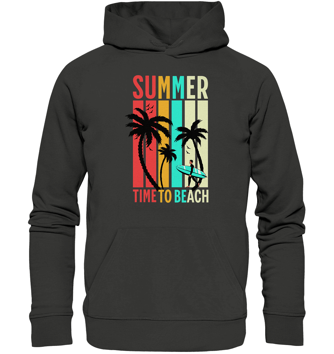 Summer Time to Beach – Sonne, Sand & Lebensfreude - Premium Unisex Hoodie