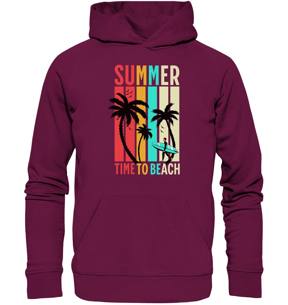 Summer Time to Beach – Sonne, Sand & Lebensfreude - Premium Unisex Hoodie