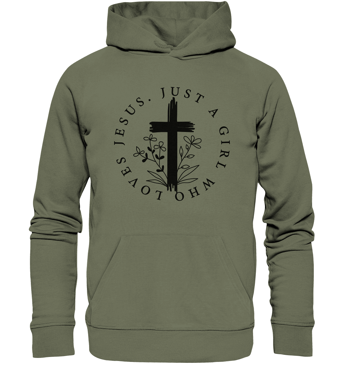 Just a girl who loves Jesus - Premium Unisex Hoodie