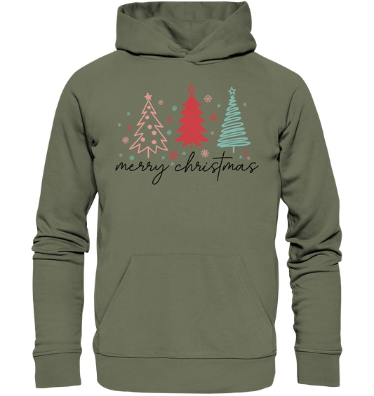 Elegant Christmas Greetings - Premium Unisex Hoodie
