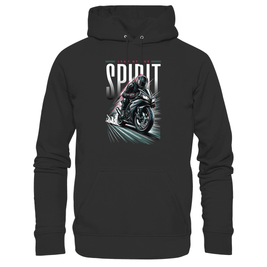 Lead by the Spirit | Christliche Kleidung & Geschenke im Motorrad-Design - Premium Unisex Hoodie