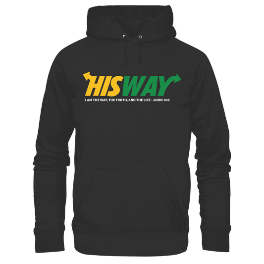 His Way – John 14:6 | Christliches Statement Design mit Johannes 14,6 - Premium Unisex Hoodie