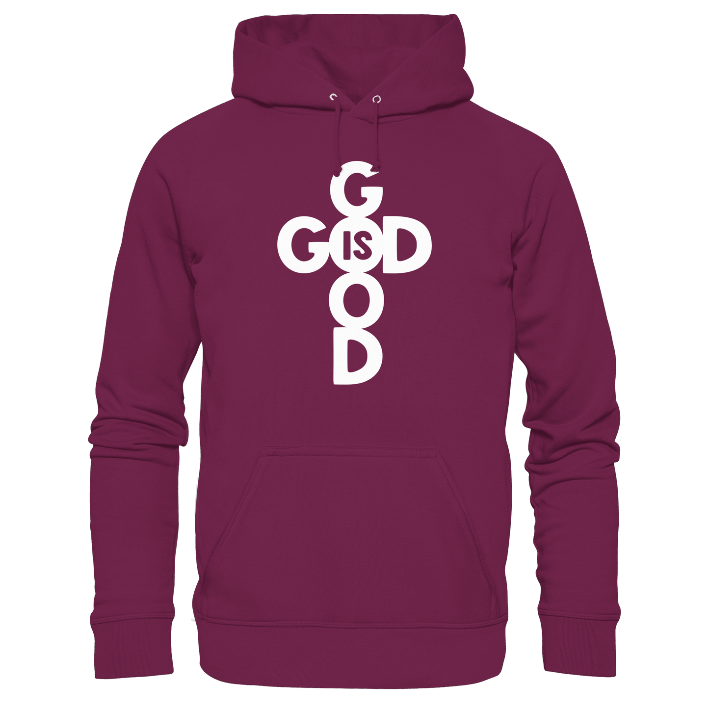 God is Good | Christliche Kleidung & Geschenke im Kreuz-Design - Premium Unisex Hoodie