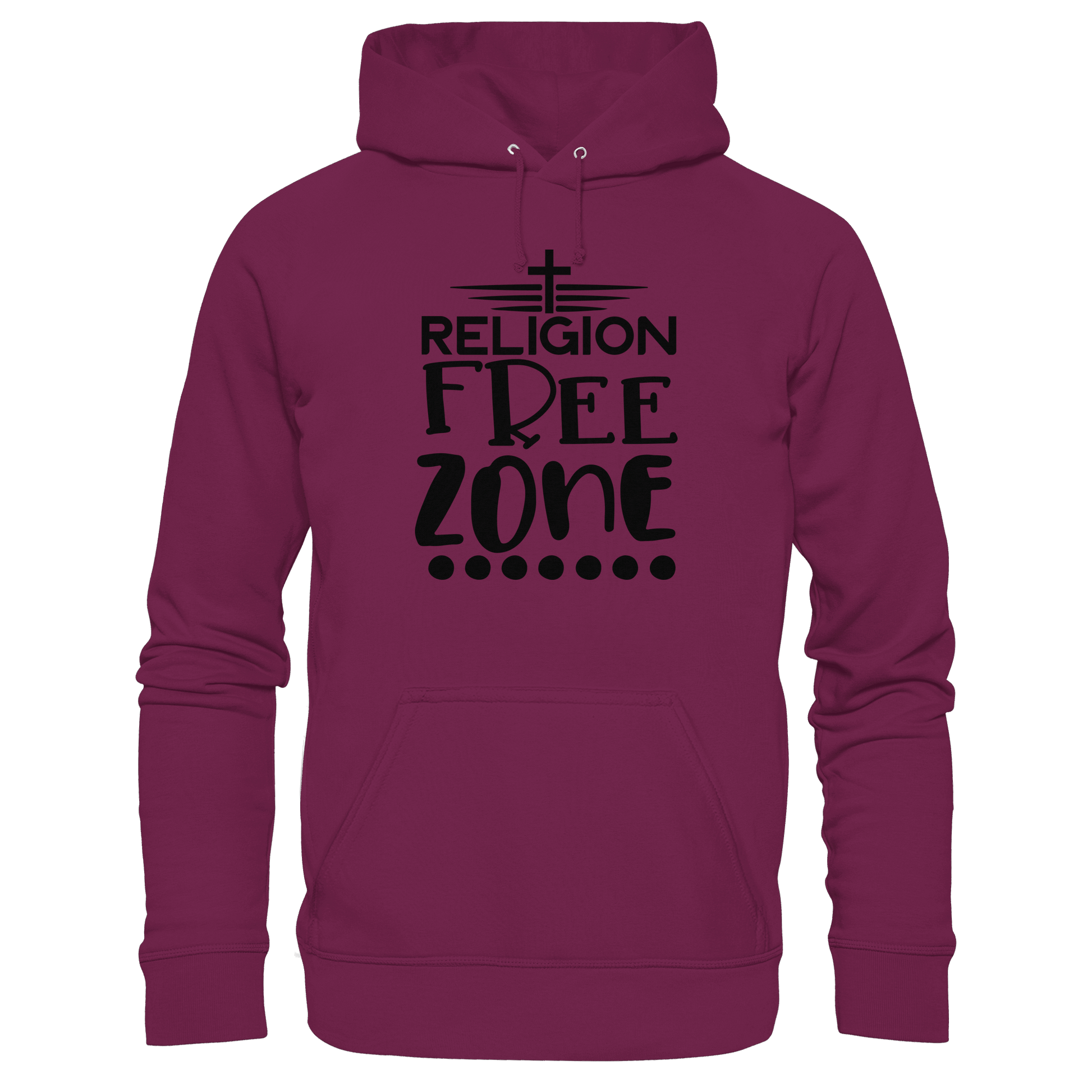 Religion Free Zone | Christliche Kleidung & Geschenke mit Botschaft - Premium Unisex Hoodie