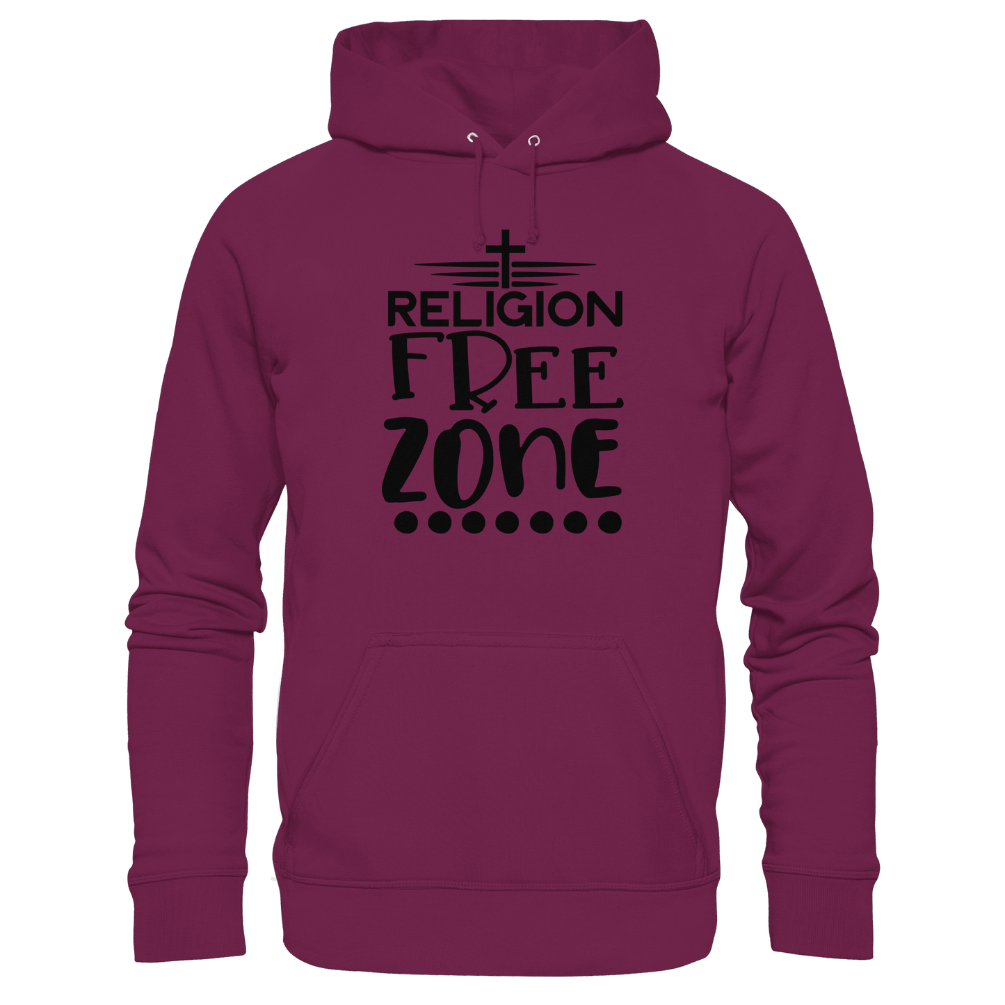 Religion Free Zone | Christliche Kleidung & Geschenke mit Botschaft - Premium Unisex Hoodie