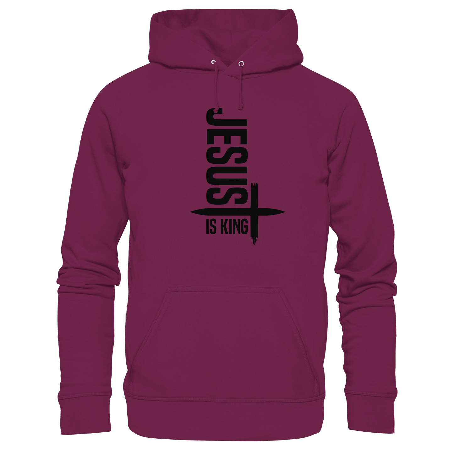 Jesus is King | Ein Statement des Glaubens - Premium Unisex Hoodie