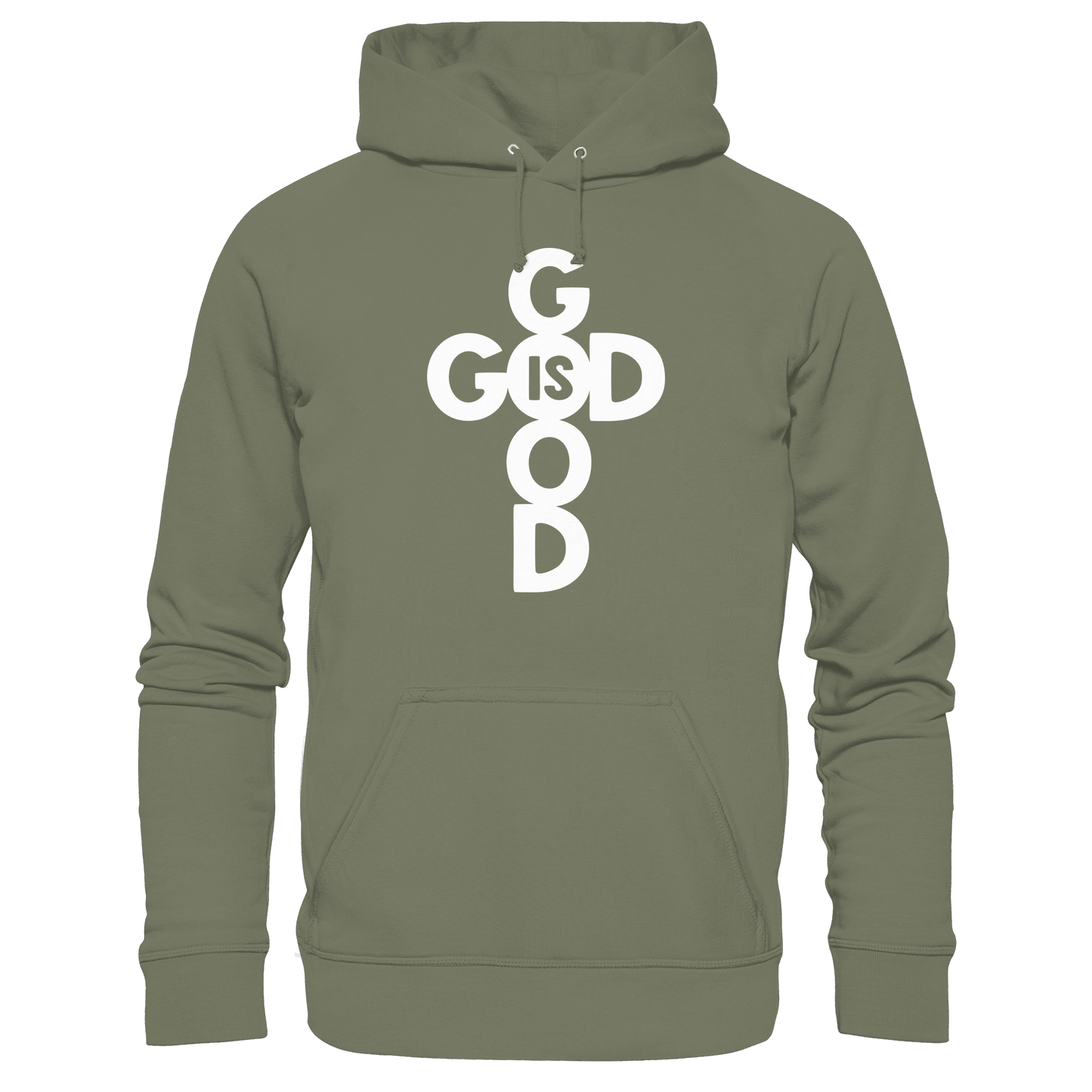 God is Good | Christliche Kleidung & Geschenke im Kreuz-Design - Premium Unisex Hoodie