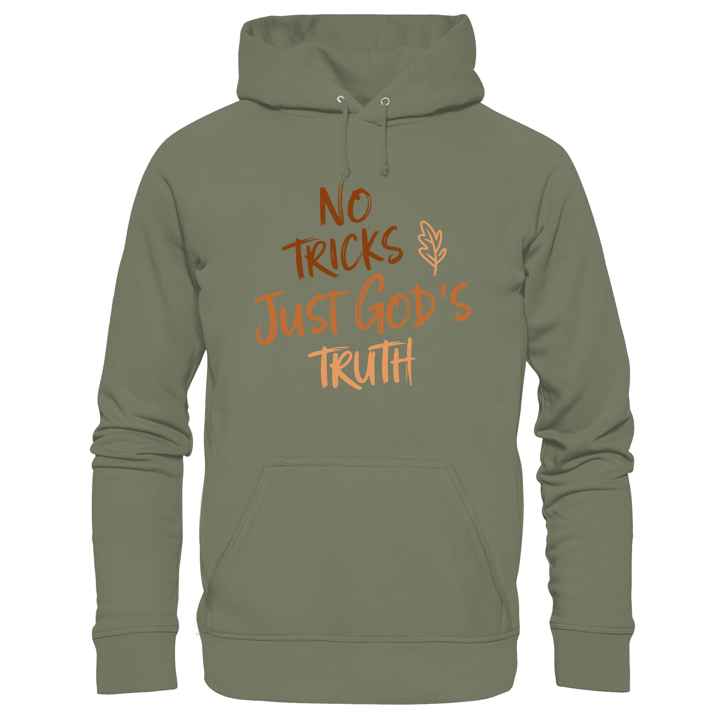 No Tricks – Just God’s Truth | Christliche Kleidung & Geschenke im Retro-Design für Herbst & Halloween - Premium Unisex Hoodie