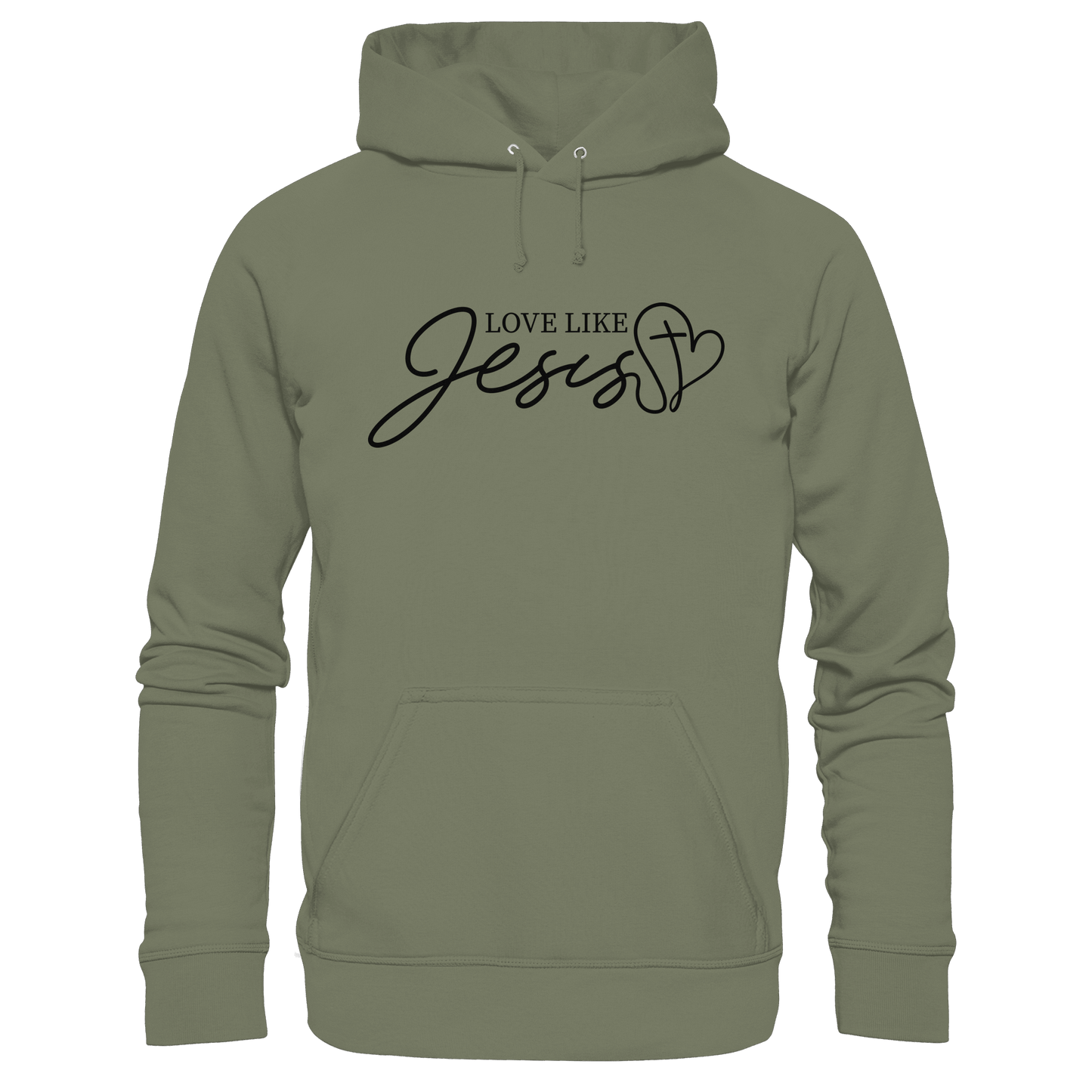 Love Like Jesus – Liebe, die verändert | Ein Statement des Glaubens - Premium Unisex Hoodie