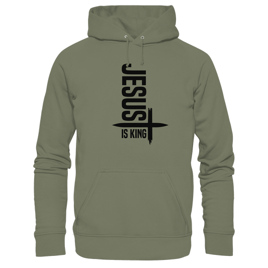 Jesus is King | Ein Statement des Glaubens - Premium Unisex Hoodie