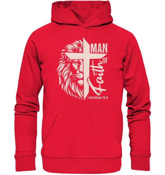 Man of Faith – 1. Corinthians 16:13 - Premium Unisex Hoodie