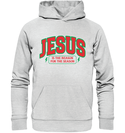 Jesus – Der Grund für die Weihnachtszeit (RG) - Premium Unisex Hoodie