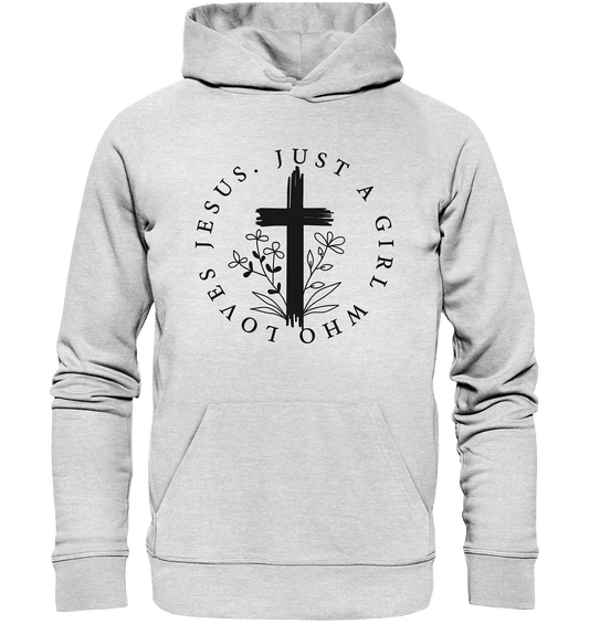 Just a girl who loves Jesus - Premium Unisex Hoodie