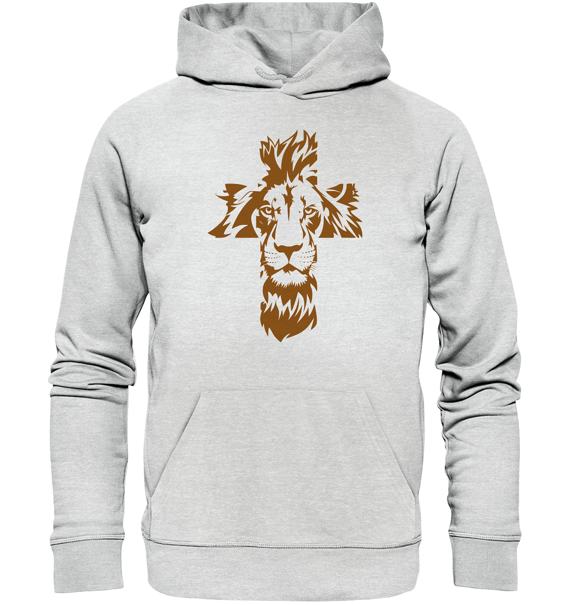 Im Zeichen des Löwen – Fest verwurzelt im Glauben | Christliche Kleidung - Premium Unisex Hoodie