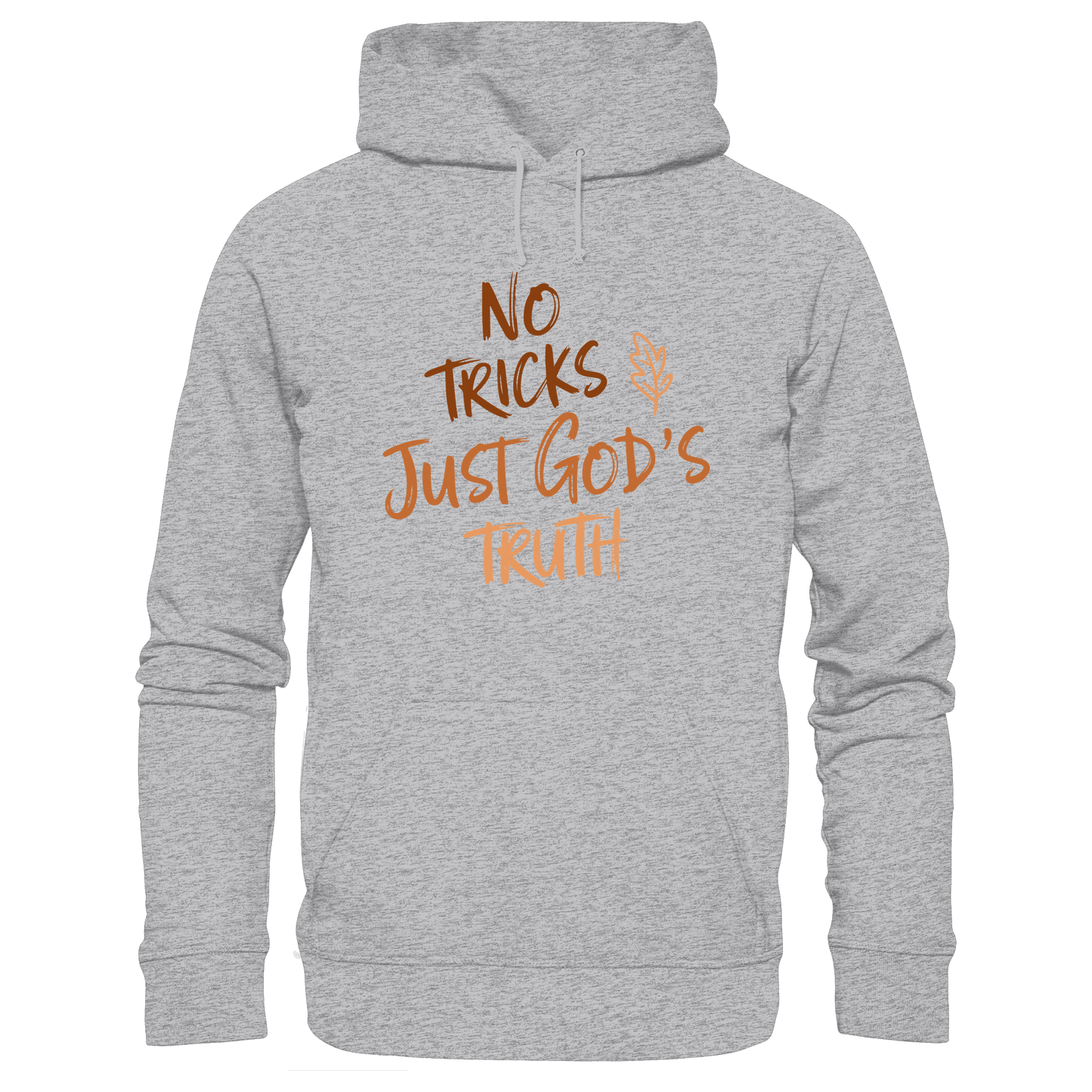 No Tricks – Just God’s Truth | Christliche Kleidung & Geschenke im Retro-Design für Herbst & Halloween - Premium Unisex Hoodie