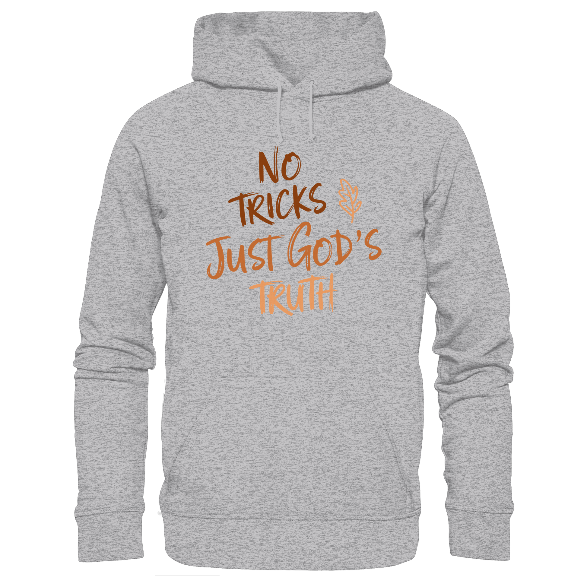 No Tricks – Just God’s Truth | Christliche Kleidung & Geschenke im Retro-Design für Herbst & Halloween - Premium Unisex Hoodie
