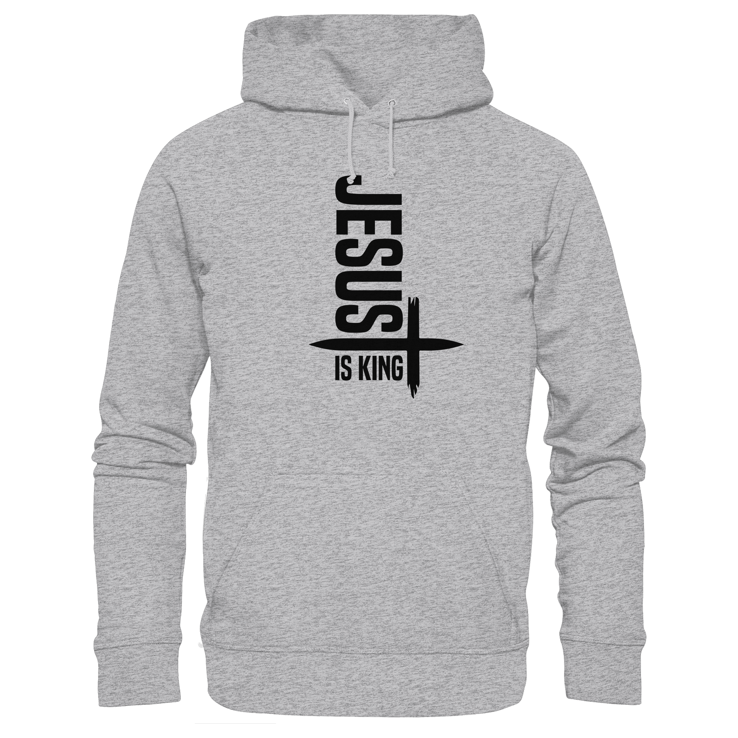 Jesus is King | Ein Statement des Glaubens - Premium Unisex Hoodie