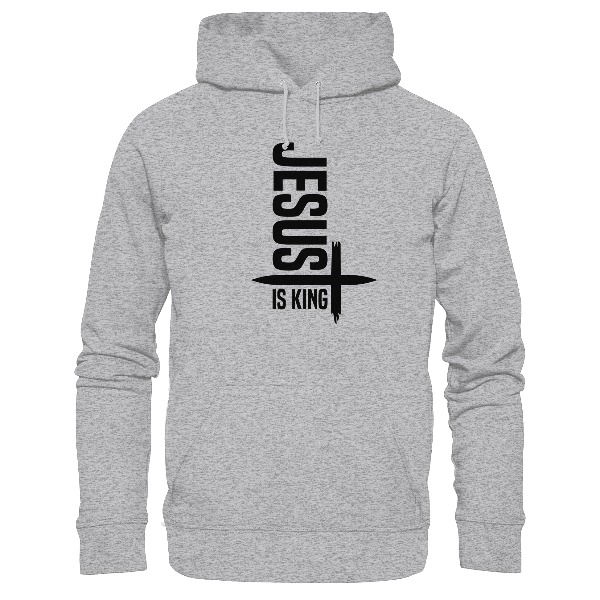 Jesus is King | Ein Statement des Glaubens - Premium Unisex Hoodie