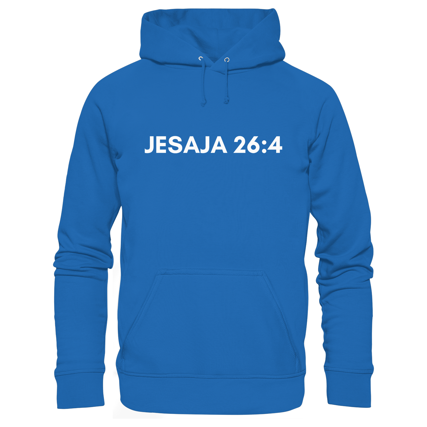 Jesaja 26,4 – Der Herr ist ein ewiger Fels | Christliches Bibelvers Design - Premium Unisex Hoodie