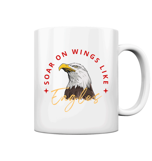 Flügel der Hoffnung - Inspiriert von Jesaja 40:31  - Tasse glossy