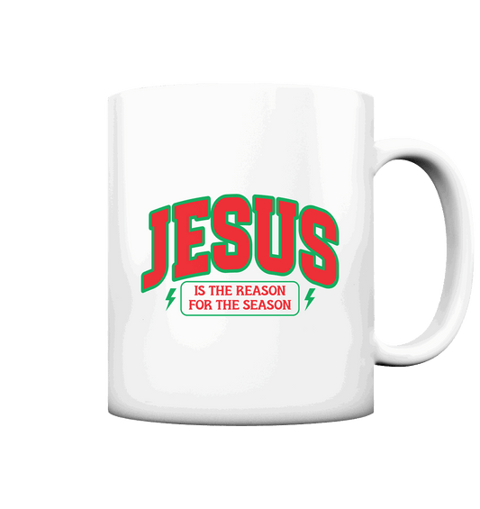 Jesus – Der Grund für die Weihnachtszeit (RG) - Tasse matt