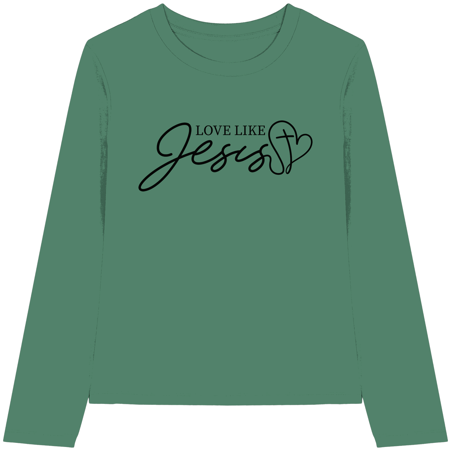 Love Like Jesus – Liebe, die verändert | Ein Statement des Glaubens - Womens Organic Longsleeve T-Shirt