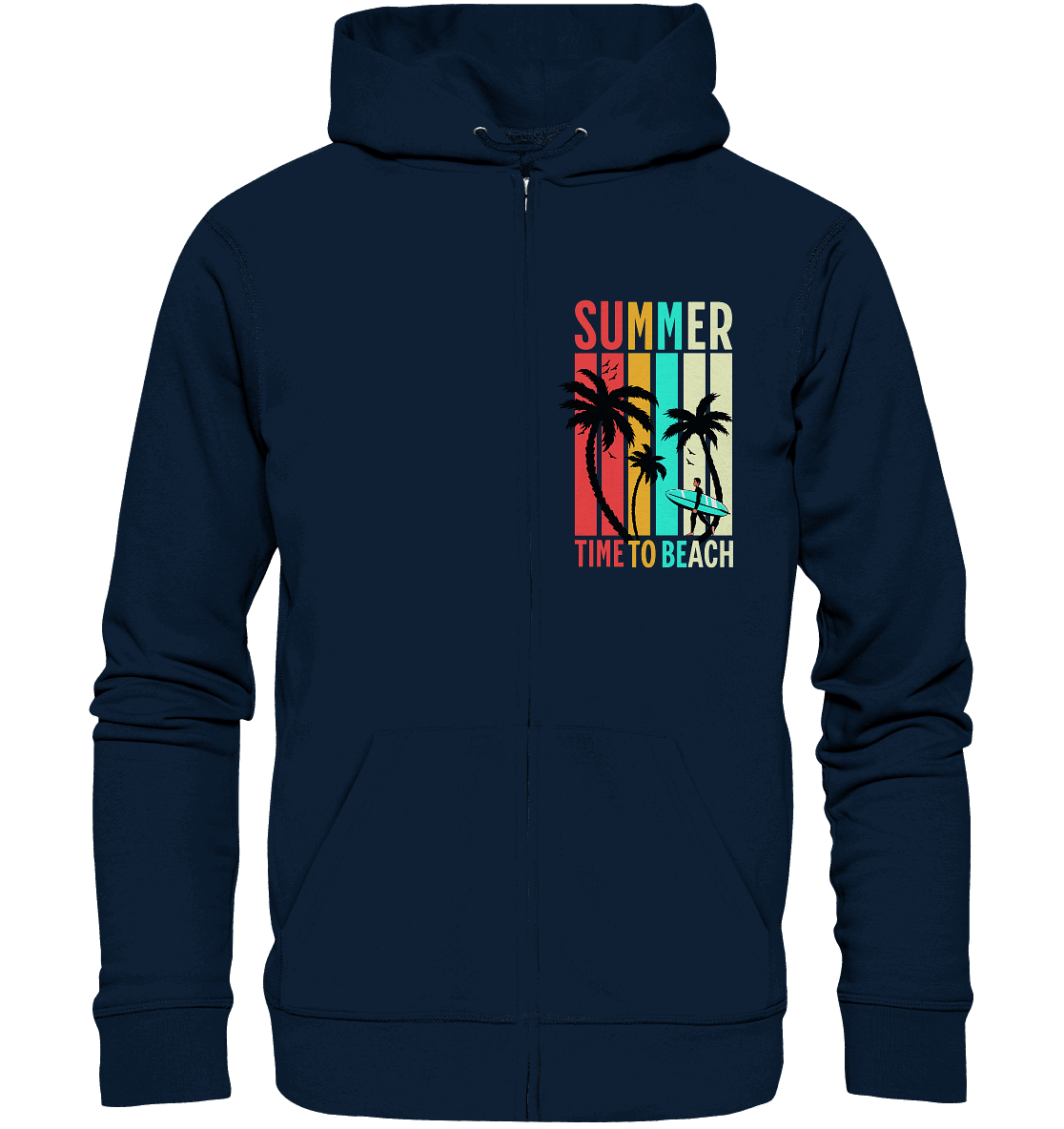 Summer Time to Beach – Sonne, Sand & Lebensfreude - Zipper