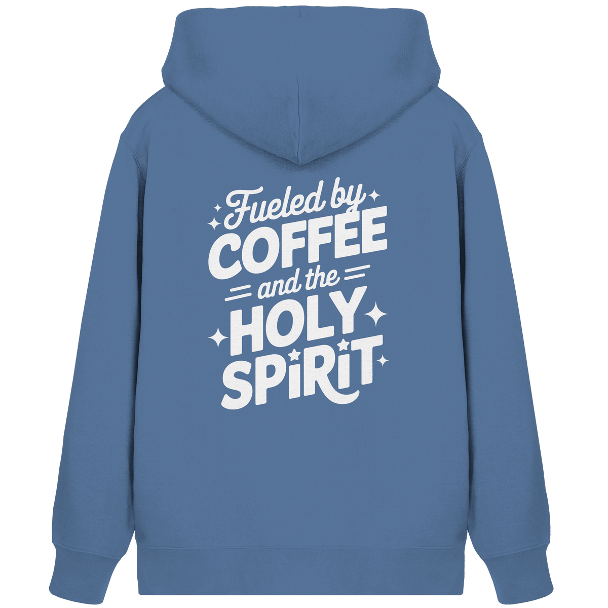 Fueled by Coffee & the Holy Spirit – Alltag mit Kraft von oben - Organic Zipper - Jacken/ Zipper - Bright Blue - GfoitMa