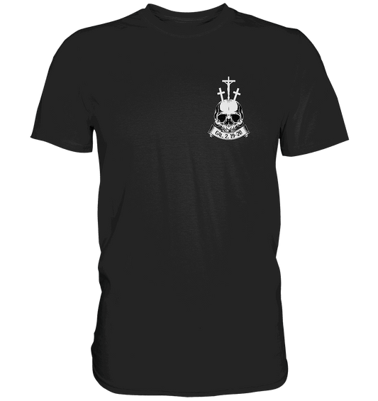 Gekreuzigt mit Christus – Galater 2,19–20 | Christliche Kleidung - Premium Shirt - Unisex-Shirts - Black - GfoitMa