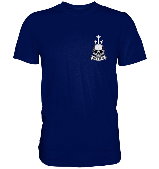 Gekreuzigt mit Christus – Galater 2,19–20 | Christliche Kleidung - Premium Shirt - Unisex-Shirts - Urban Navy - GfoitMa