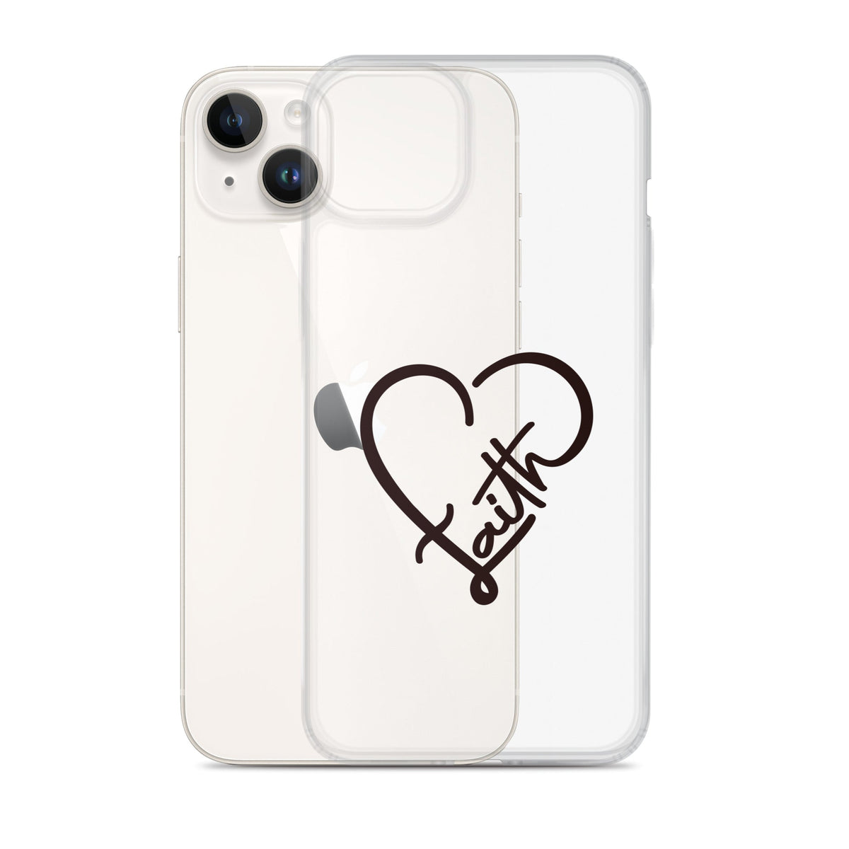 Glaube in Herzform - iPhone-Hülle - iPhone 14 Plus - GfoitMa