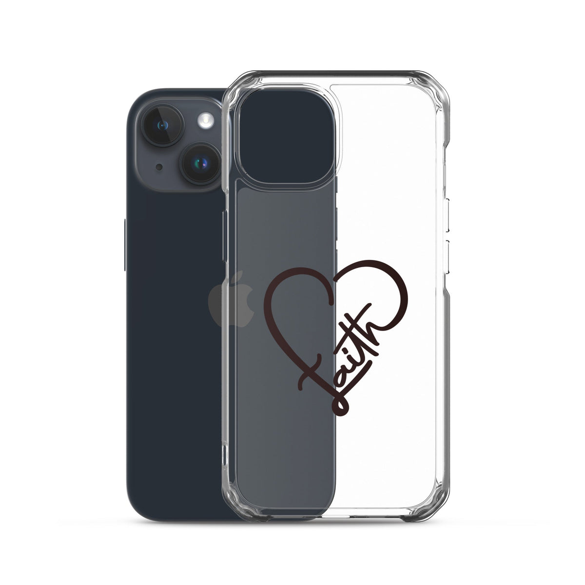 Glaube in Herzform - iPhone-Hülle - iPhone 15 - GfoitMa