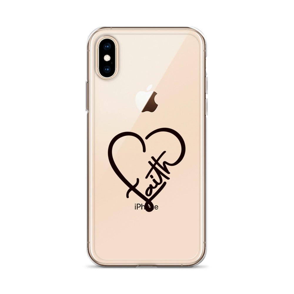 Glaube in Herzform - iPhone-Hülle - iPhone X/XS - GfoitMa
