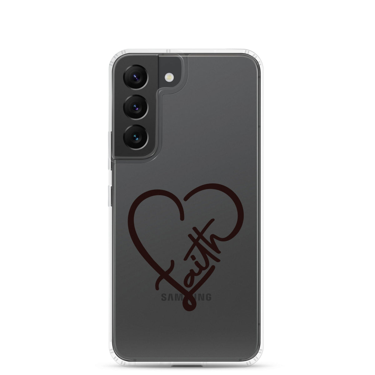 Glaube in Herzform - Samsung-Handyhülle - Samsung Galaxy S22 - GfoitMa