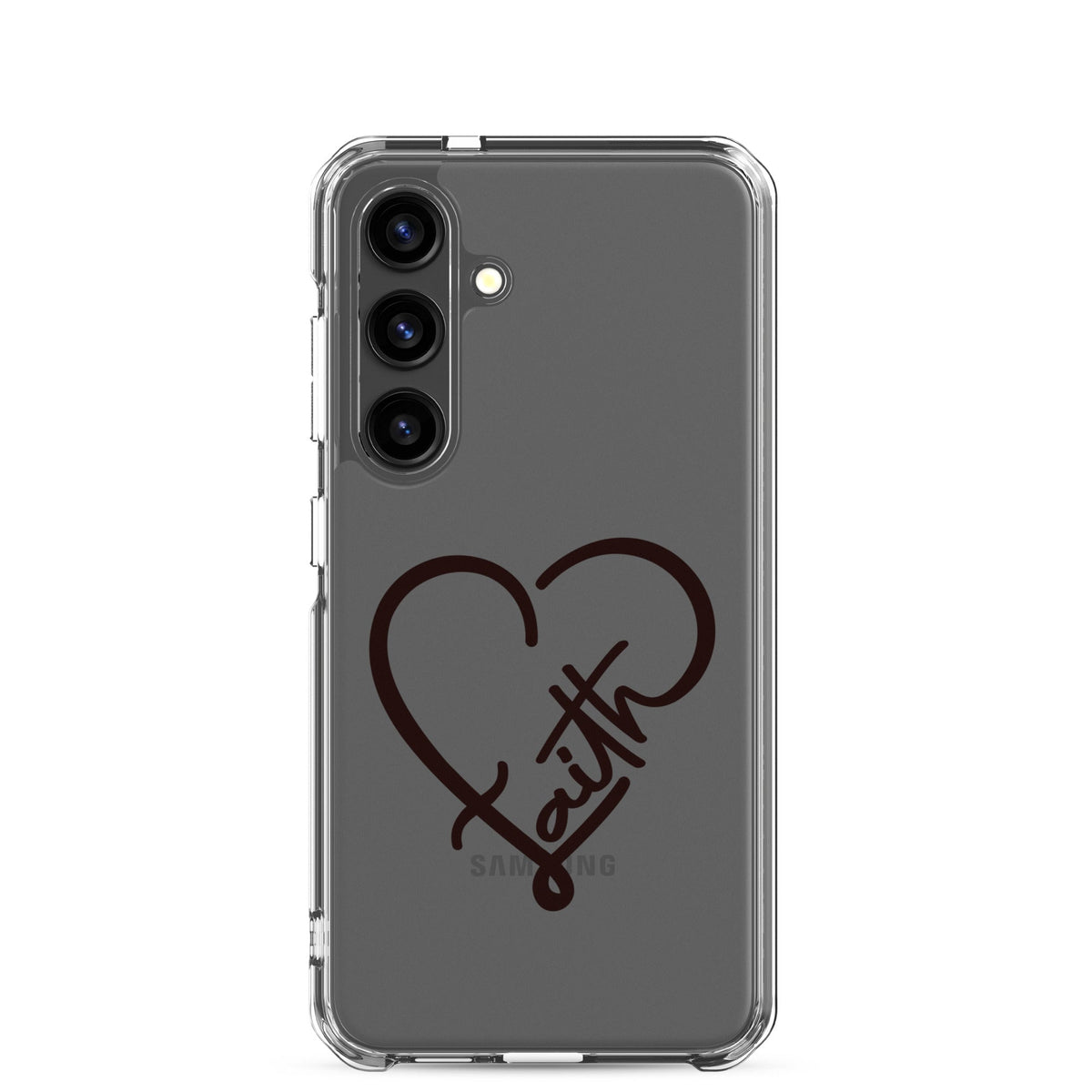 Glaube in Herzform - Samsung-Handyhülle - Samsung Galaxy S24 - GfoitMa