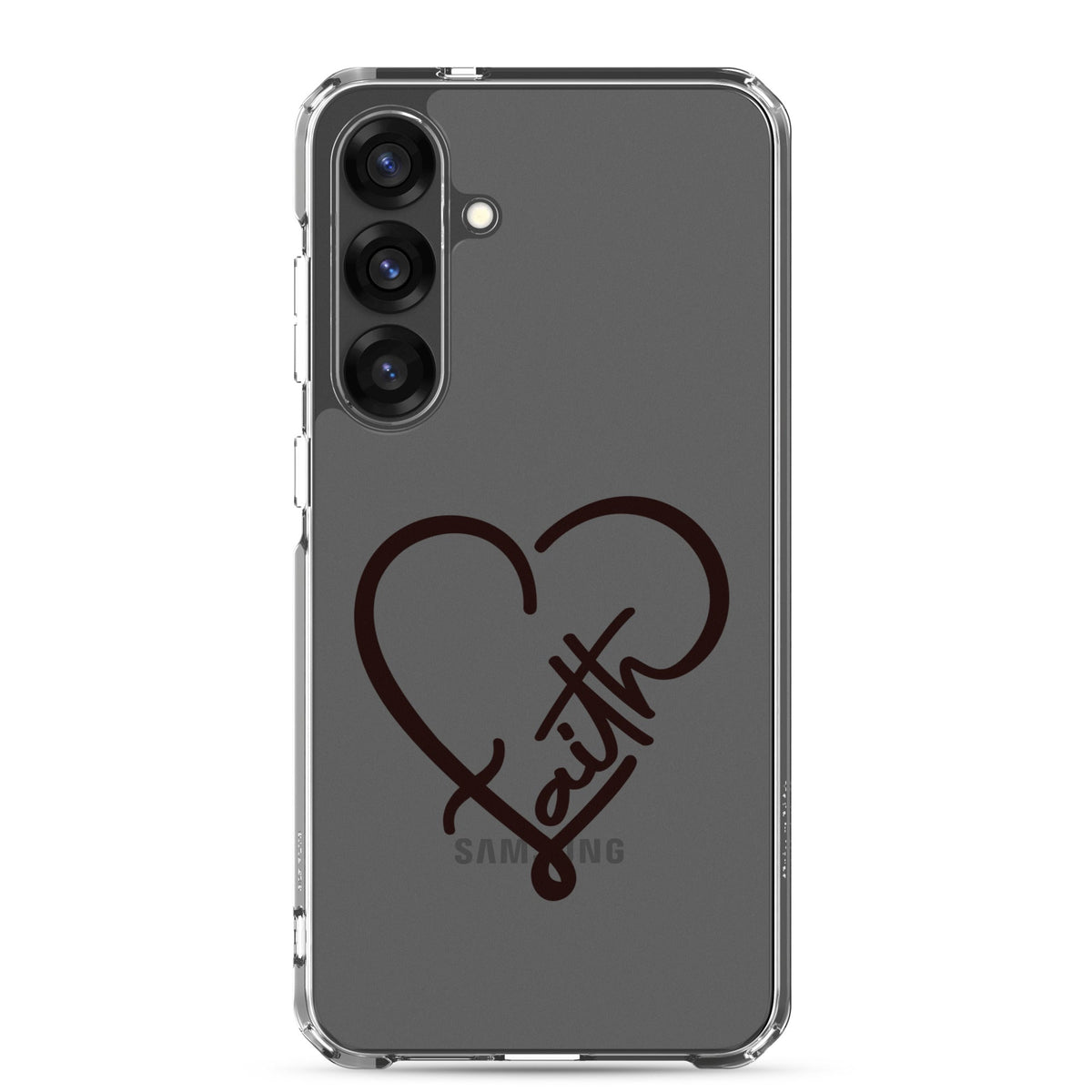 Glaube in Herzform - Samsung-Handyhülle - Samsung Galaxy S25 Plus - GfoitMa