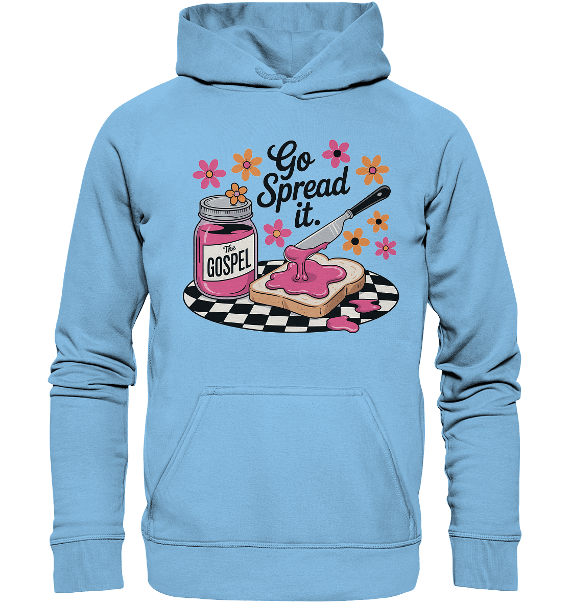 Go Spread It – The Gospel | Christliche Produkte - Kids Premium Hoodie - Kids & Babys - Sky Blue - GfoitMa