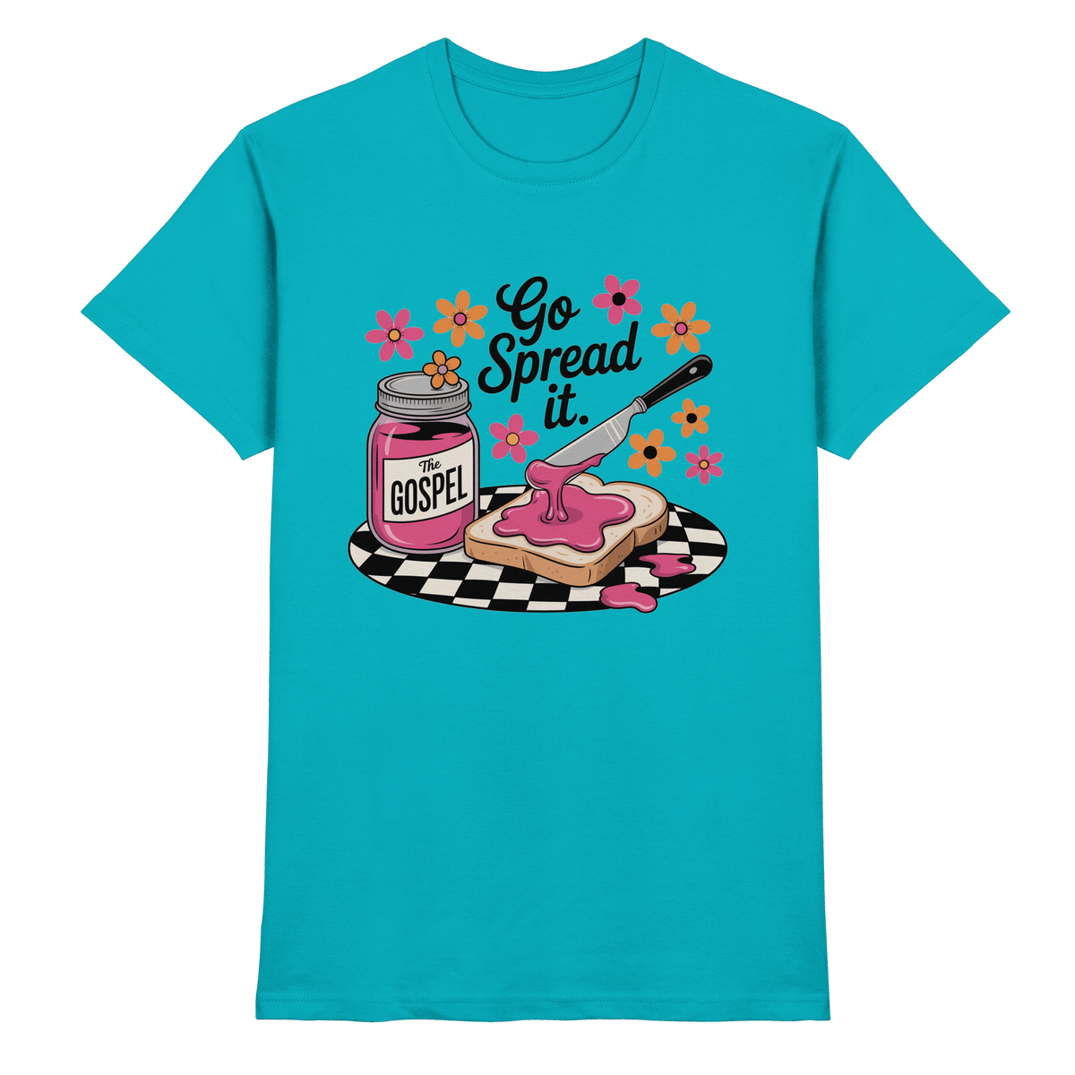 Go Spread It – The Gospel | Christliche Produkte - Premium Shirt - Unisex-Shirts - Swimming Pool - GfoitMa