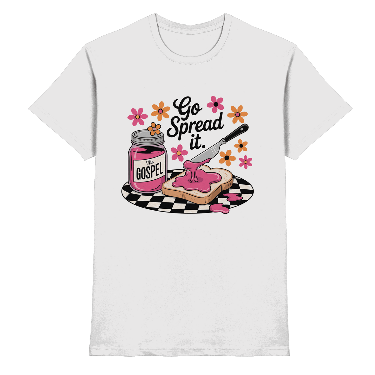 Go Spread It – The Gospel | Christliche Produkte - Premium Shirt - Unisex-Shirts - White - GfoitMa