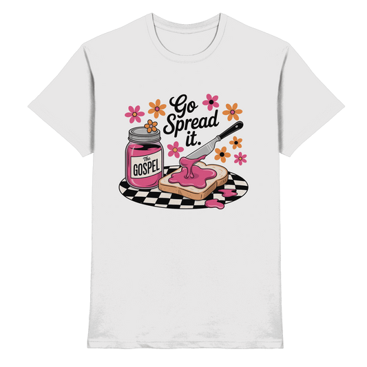 Go Spread It – The Gospel | Christliche Produkte - Premium Shirt - Unisex-Shirts - White - GfoitMa