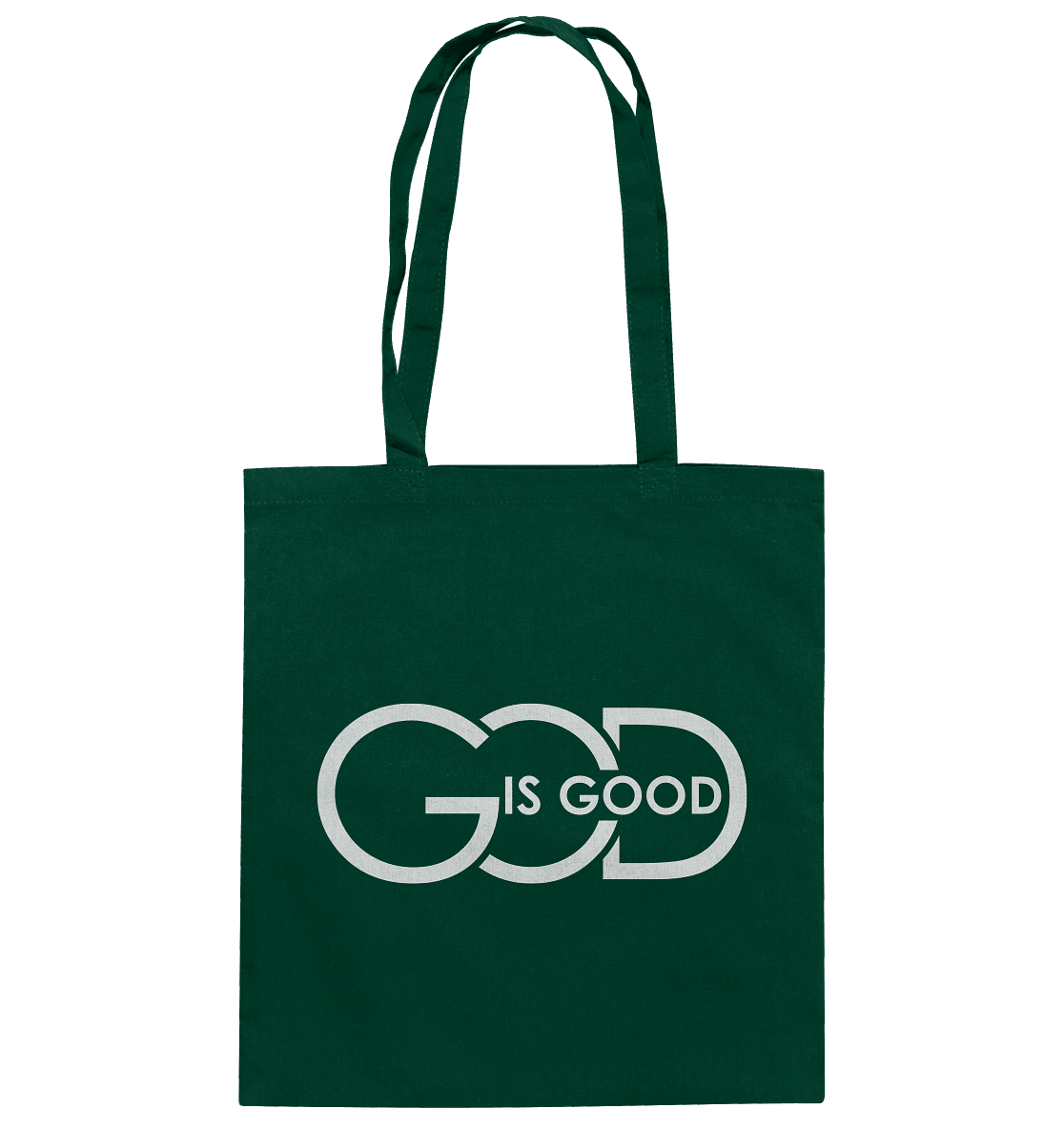 God is Good | Christliche Kleidung - Baumwolltasche - Taschen - Bottle Green - GfoitMa