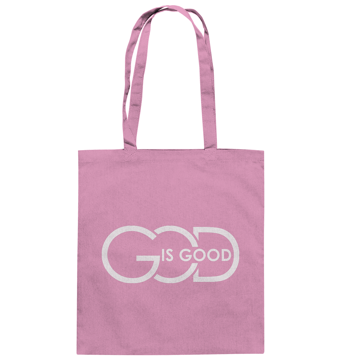 God is Good | Christliche Kleidung - Baumwolltasche - Taschen - Classic Pink - GfoitMa