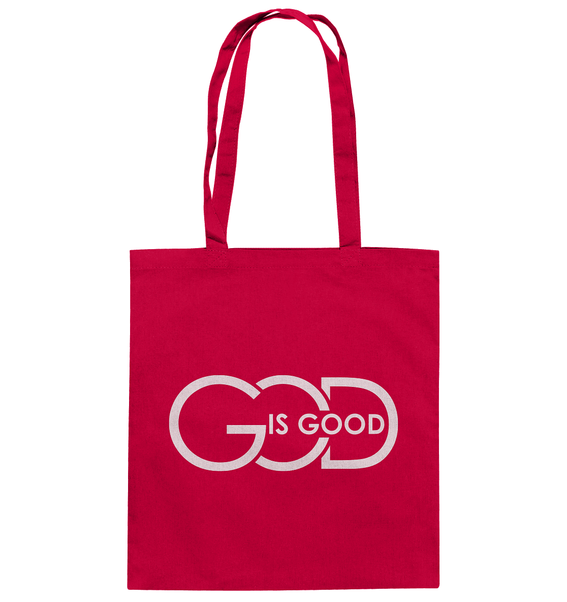God is Good | Christliche Kleidung - Baumwolltasche - Taschen - Classic Red - GfoitMa