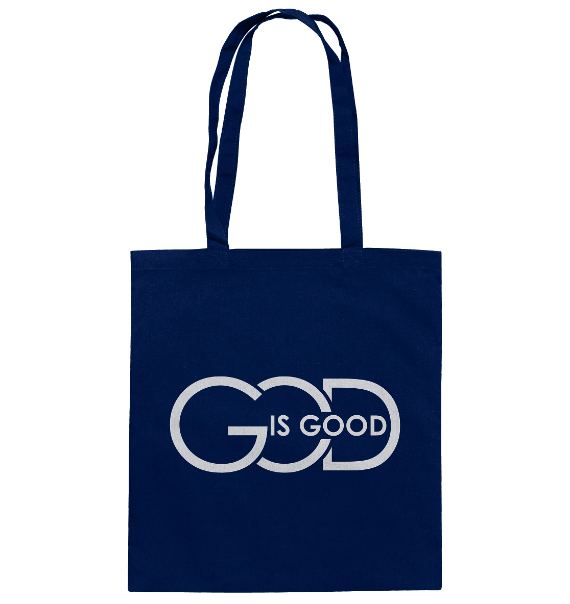 God is Good | Christliche Kleidung - Baumwolltasche - Taschen - French Navy - GfoitMa