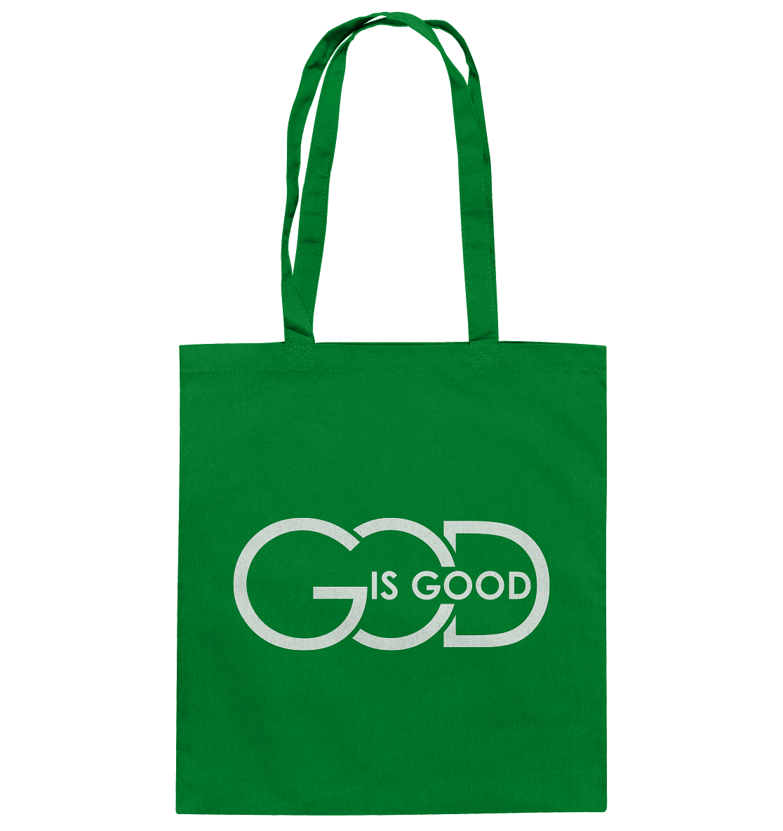 God is Good | Christliche Kleidung - Baumwolltasche - Taschen - Kelly Green - GfoitMa
